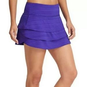 Athleta Purple Sz Large Swagger Athletic Tennis Skort